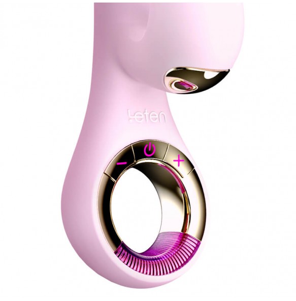 HK LETEN - Photon Sucking Vibrator Wand (Chargeable - Pink)